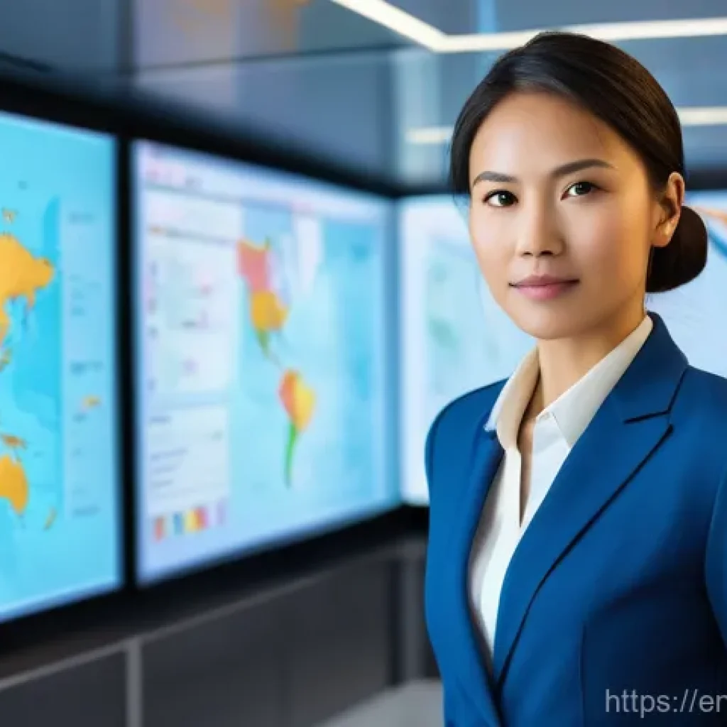 국제구매조달사의 연봉협상 전략 - **Global Market Strategist at Work**
    A highly detailed, photorealistic image featuring a diverse...